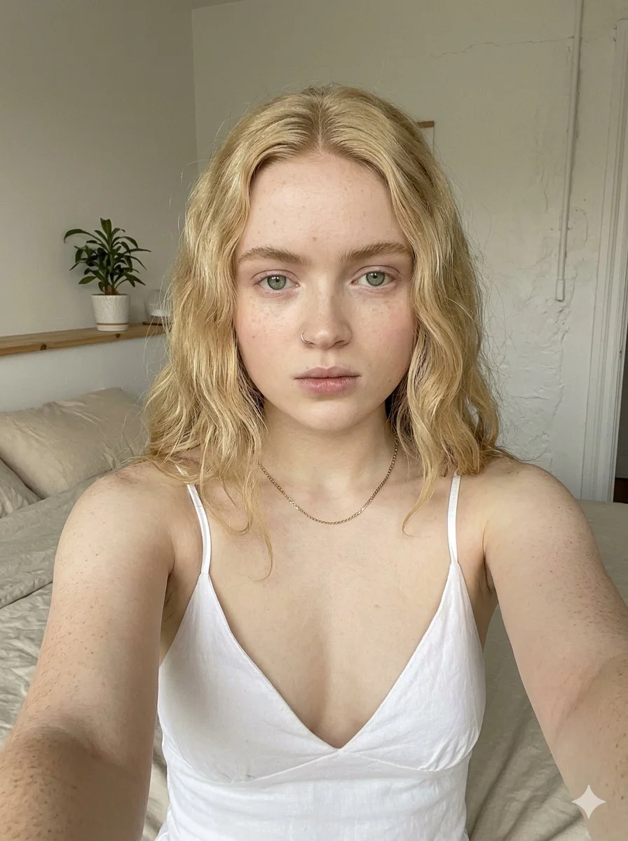 Golden-Hour Glow Selfie