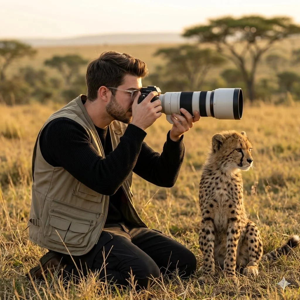 Golden Hour in the Savanna: A Photographer's Serenade