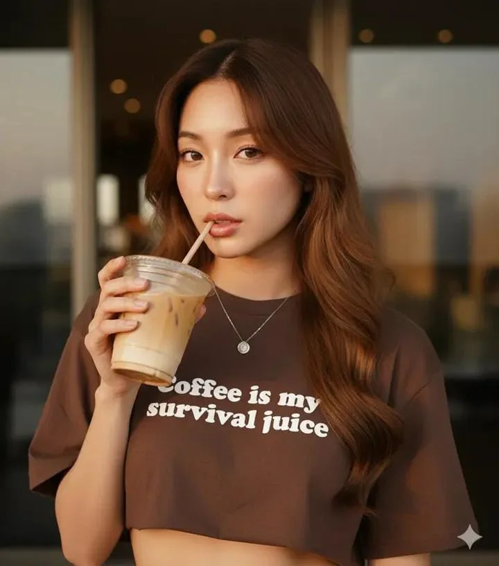 Golden Hour Radiance: A Selfie That Charms