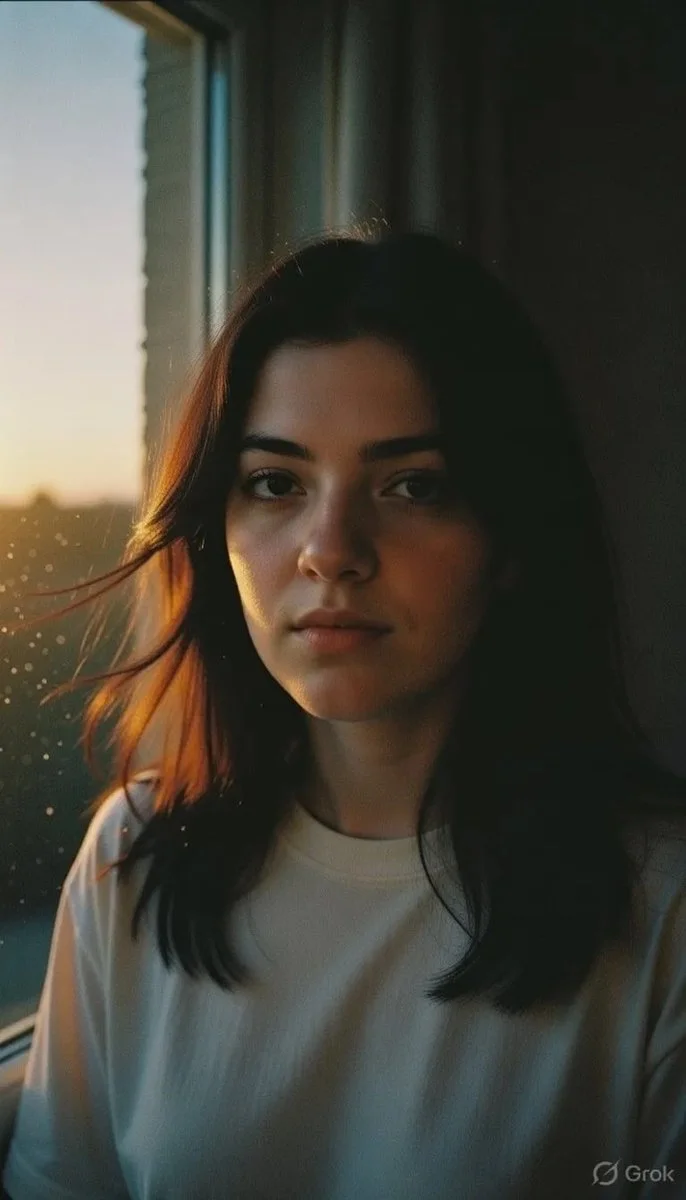 Golden Hour Serenity by the Window