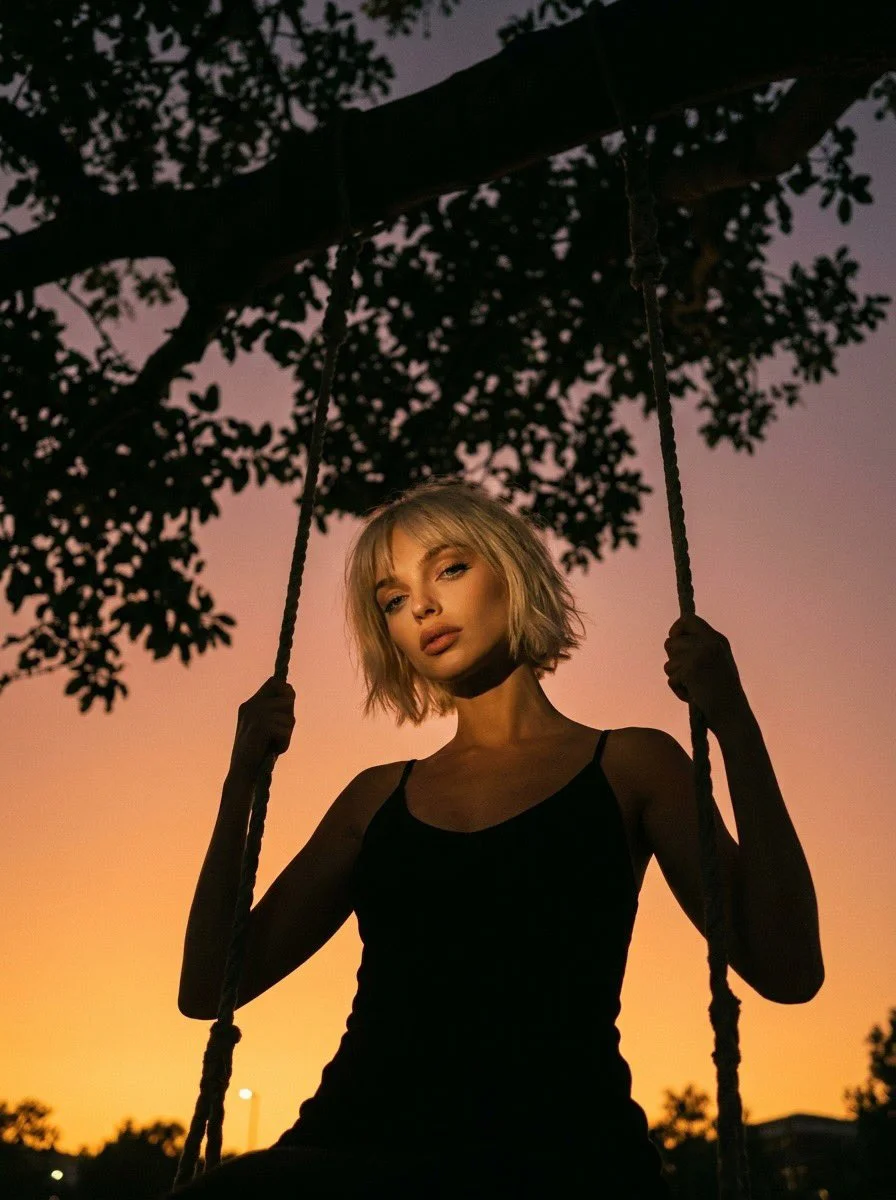 Golden Hour Swing Serenity