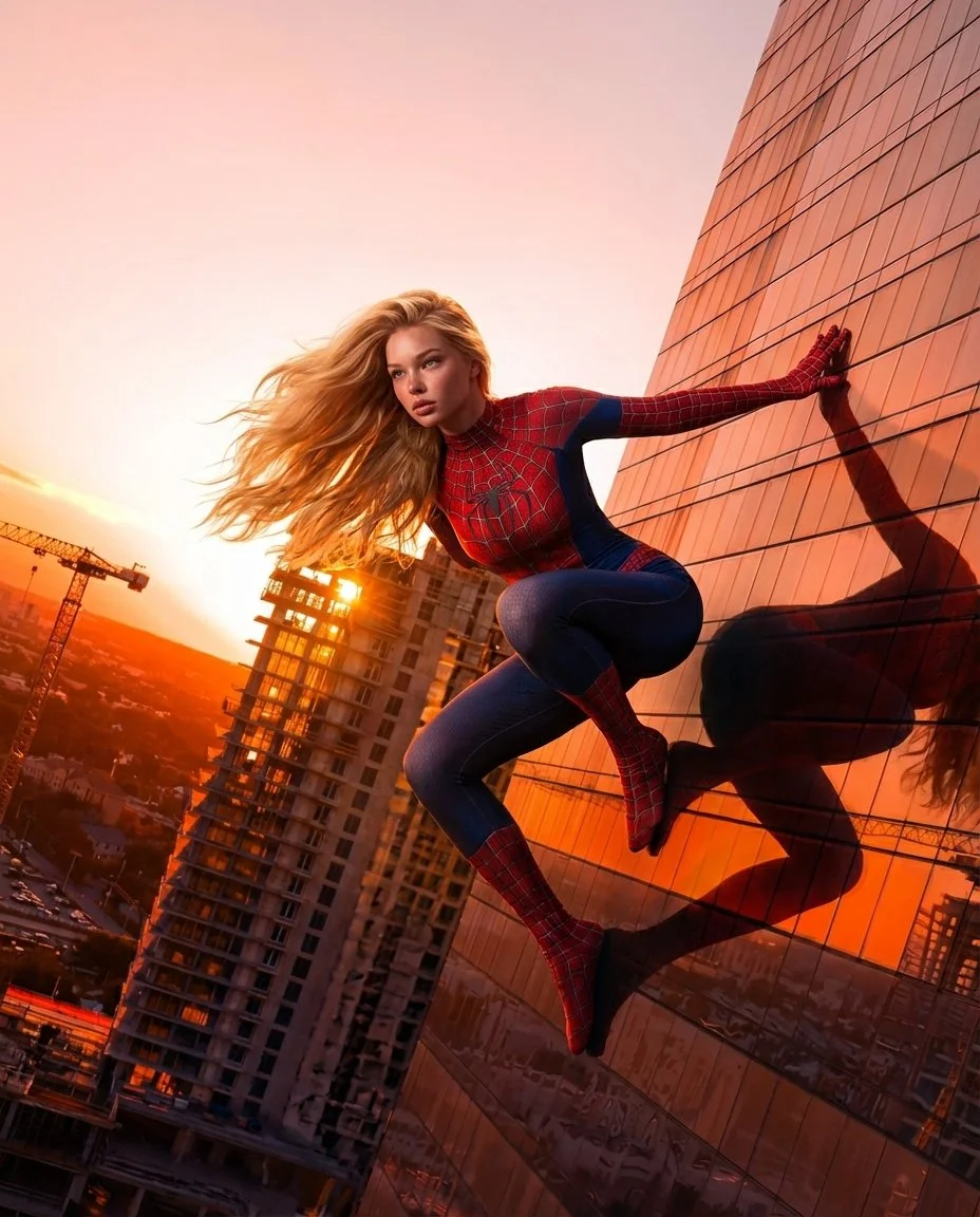 Golden Hour Web-Slinger