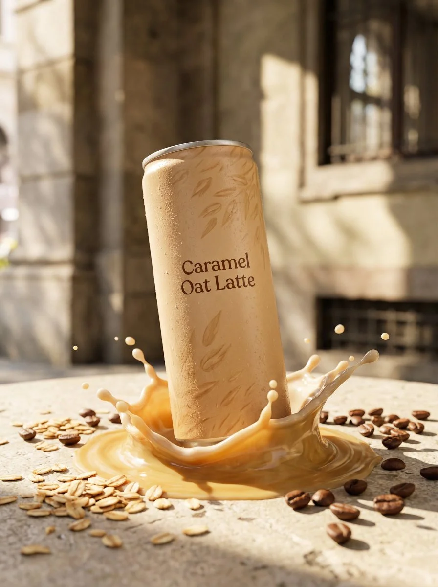 Golden Peach Fizz: A Luxurious Splash