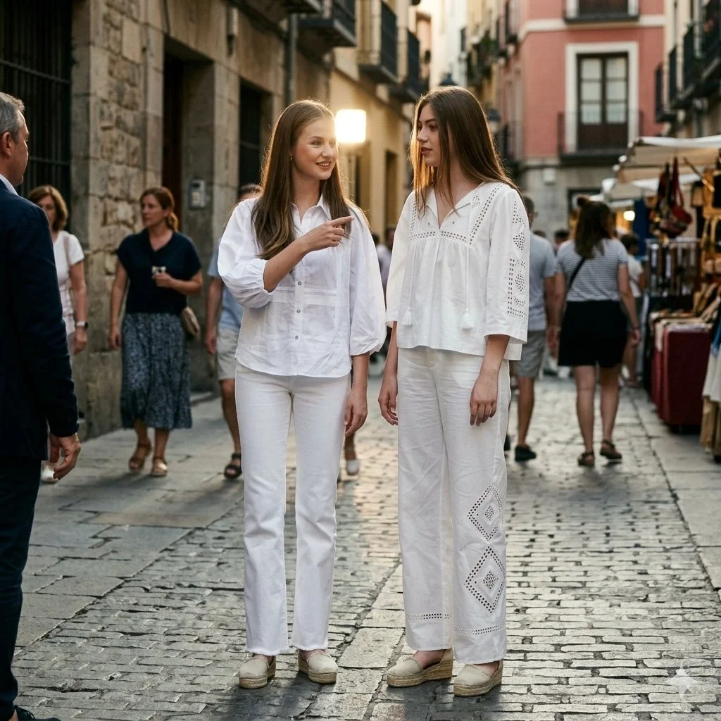 Golden Summer Streets: Effortless Chic in White