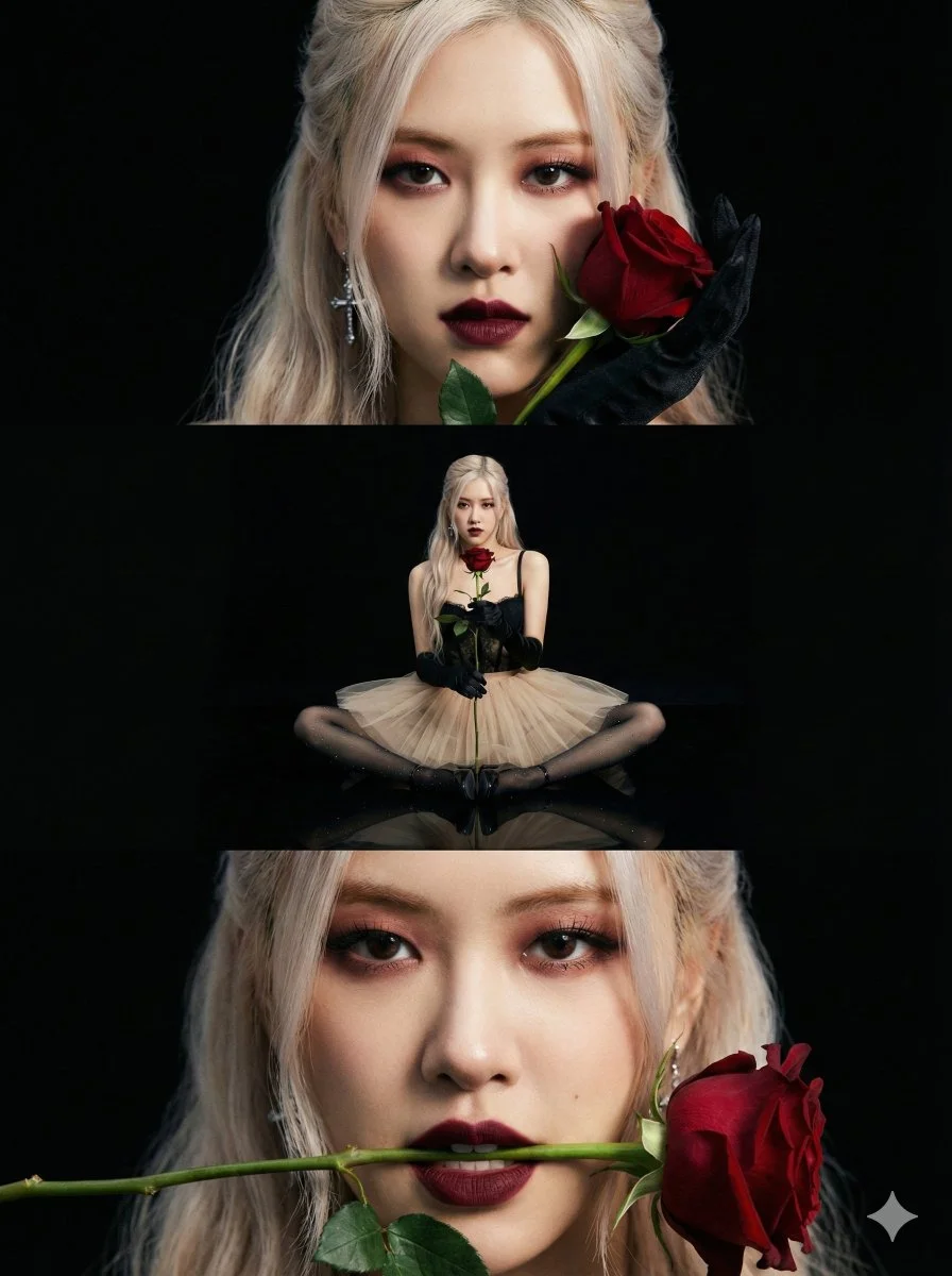 Gothic Elegance: A Ballerina's Dark Allure