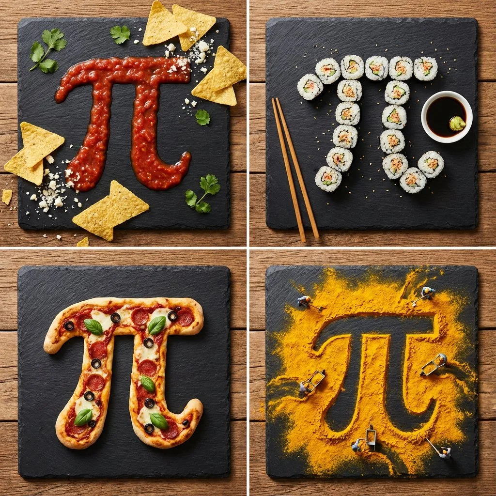 Gourmet Geometry: Culinary Symbols in Edible Art