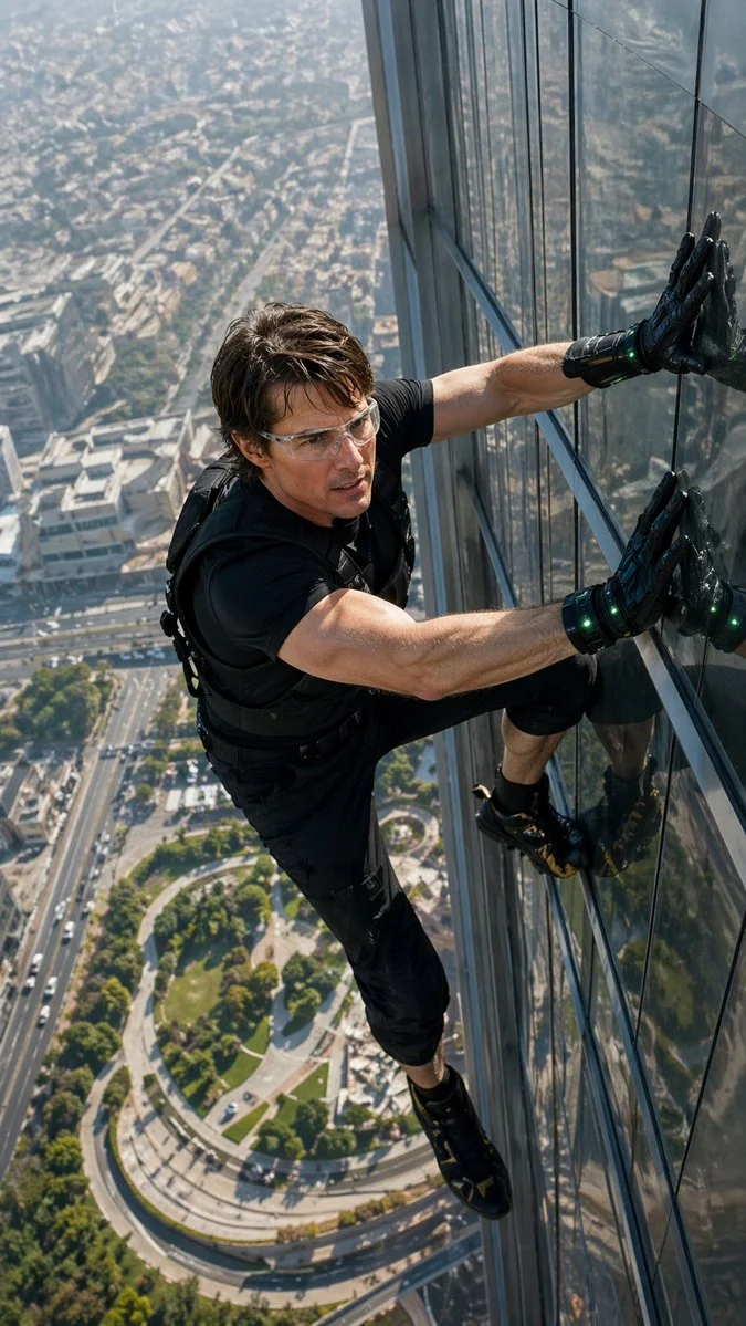 Gravity-Defying Ascent: The Urban Climber's Challenge