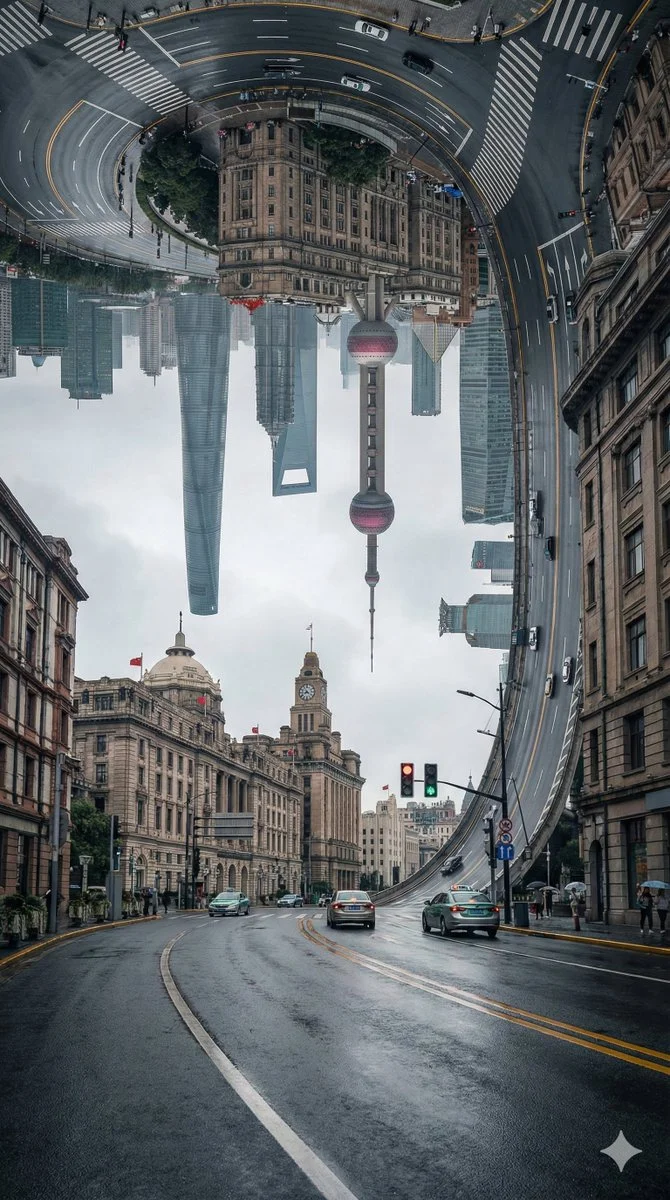 Gravity-Defying Urban Wonderland