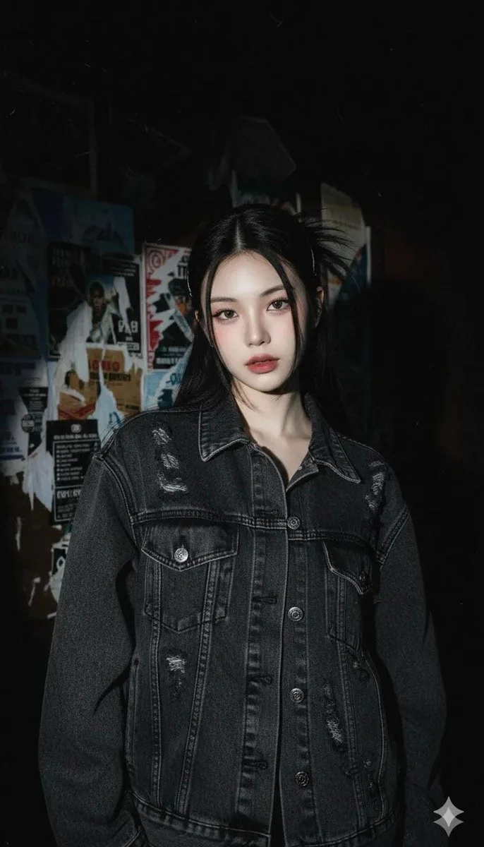 Gritty Elegance: A Portrait Beyond Shadows