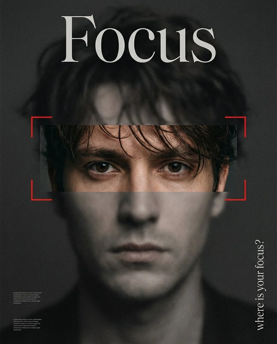 Gritty Elegance: A Portrait of Focus