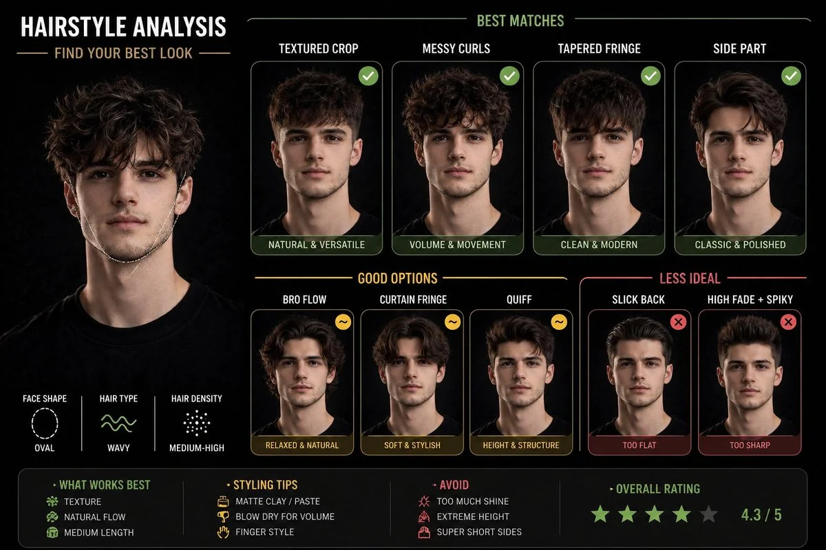 Hairstyle Fit Comparison for Portrait Subject
