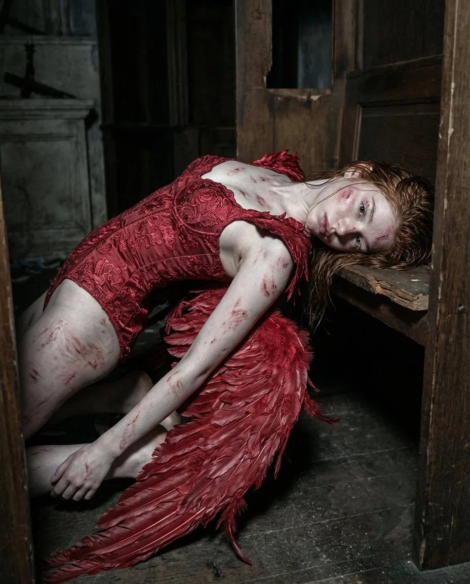 Haunted Grace: Gothic Elegance in a Forgotten Church