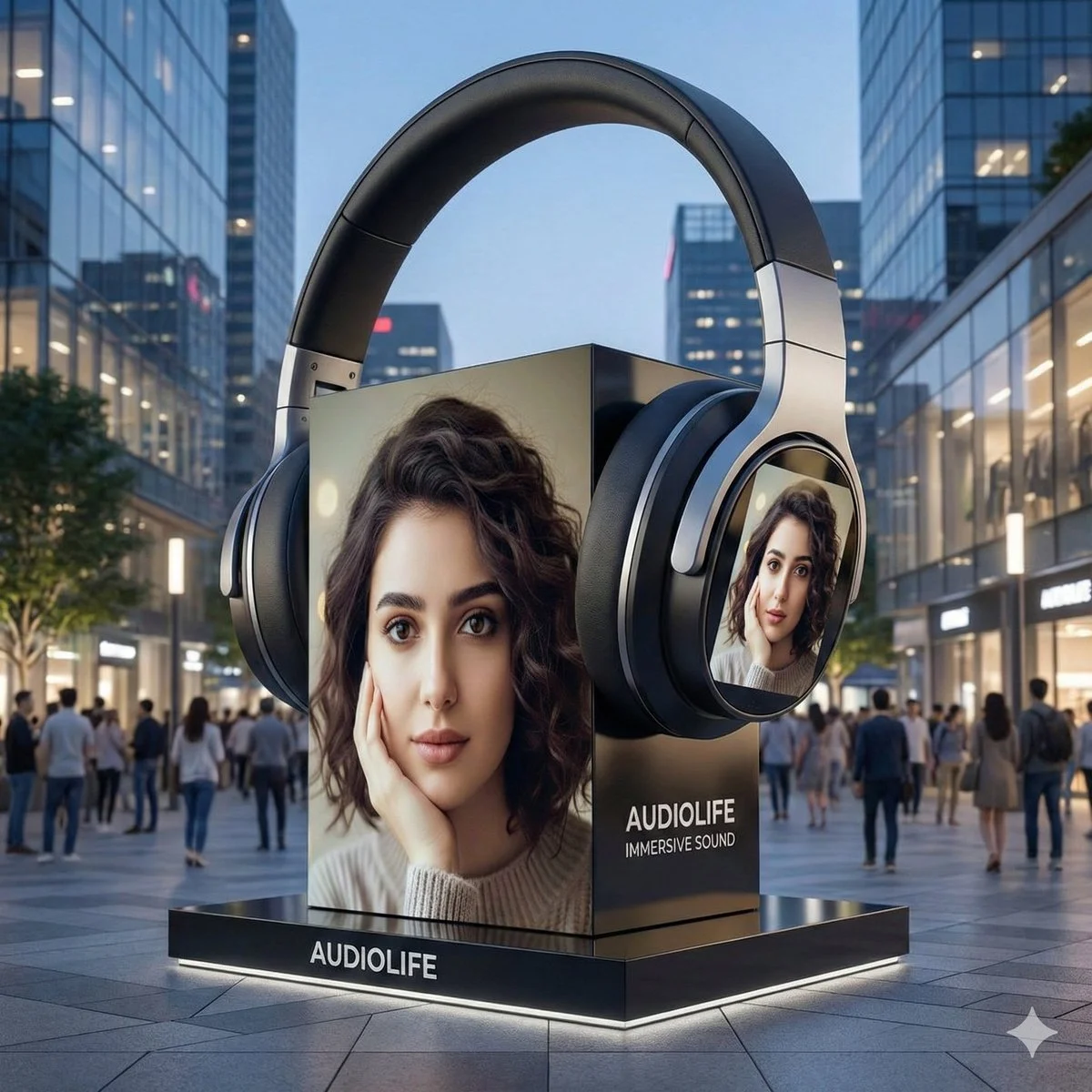 Headphones in the City: An Urban Symphony