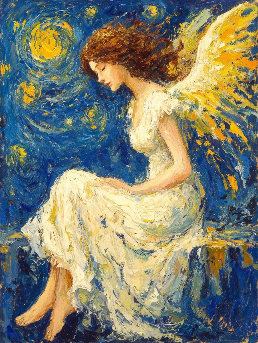 Heavenly Dreams Under a Starry Canvas