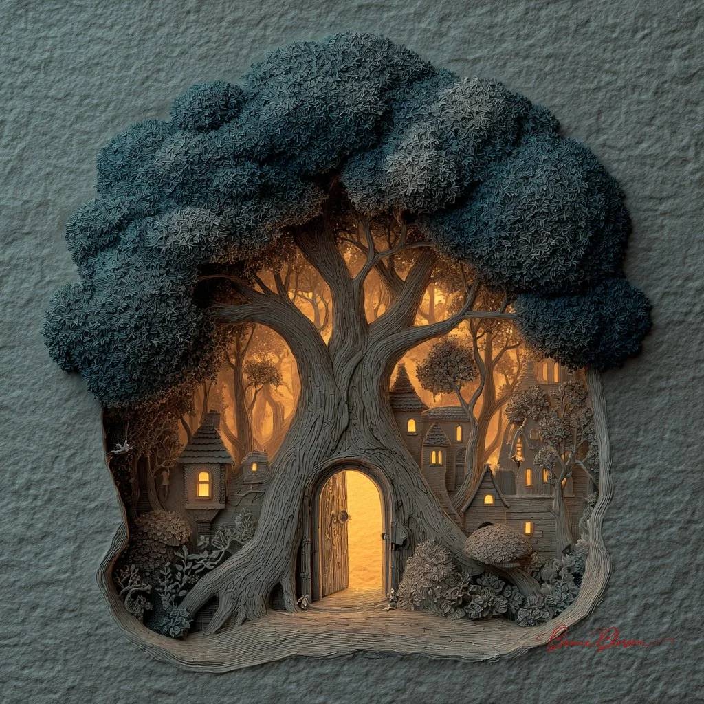 Hidden Portal in an Ancient Oak