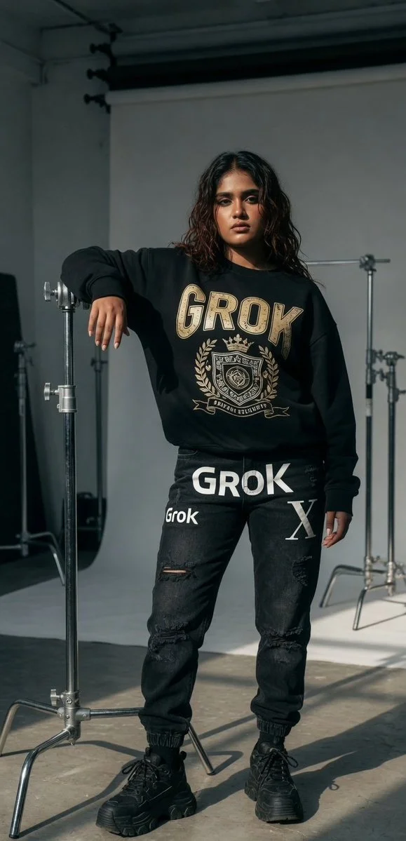 High-Fashion Editorial in Industrial Lighting