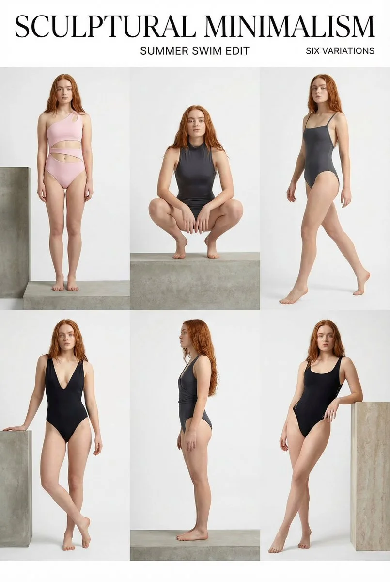 High-Fashion Minimalism: The Art of Swimwear