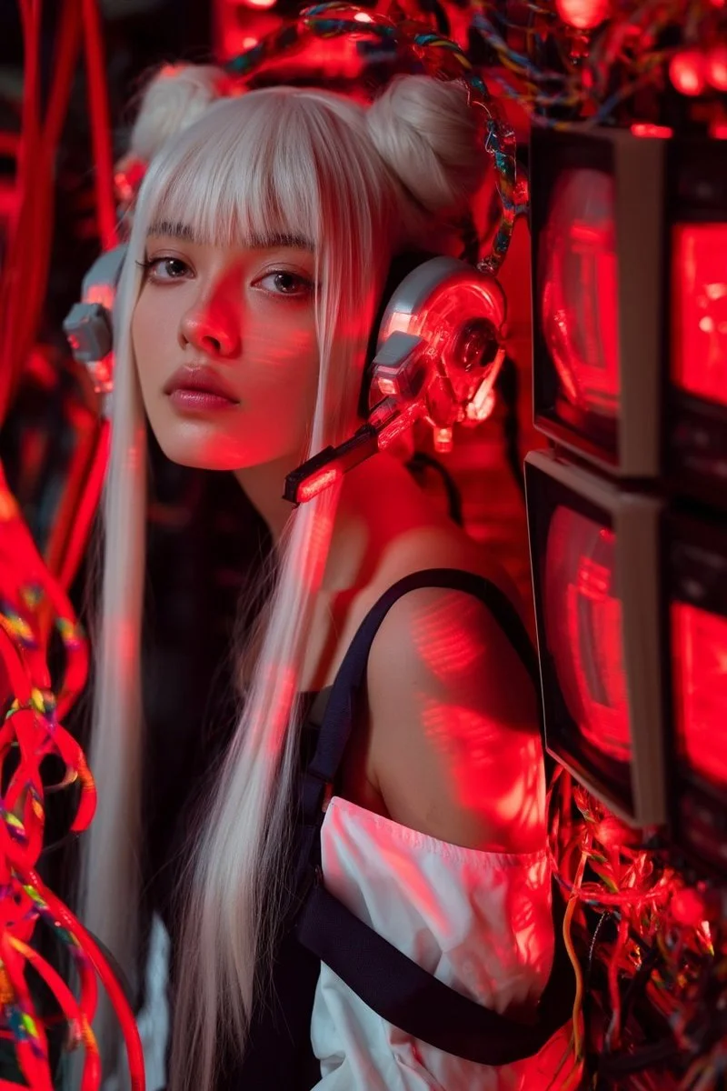 High-Tech Oasis: A Portrait of Future Chaos