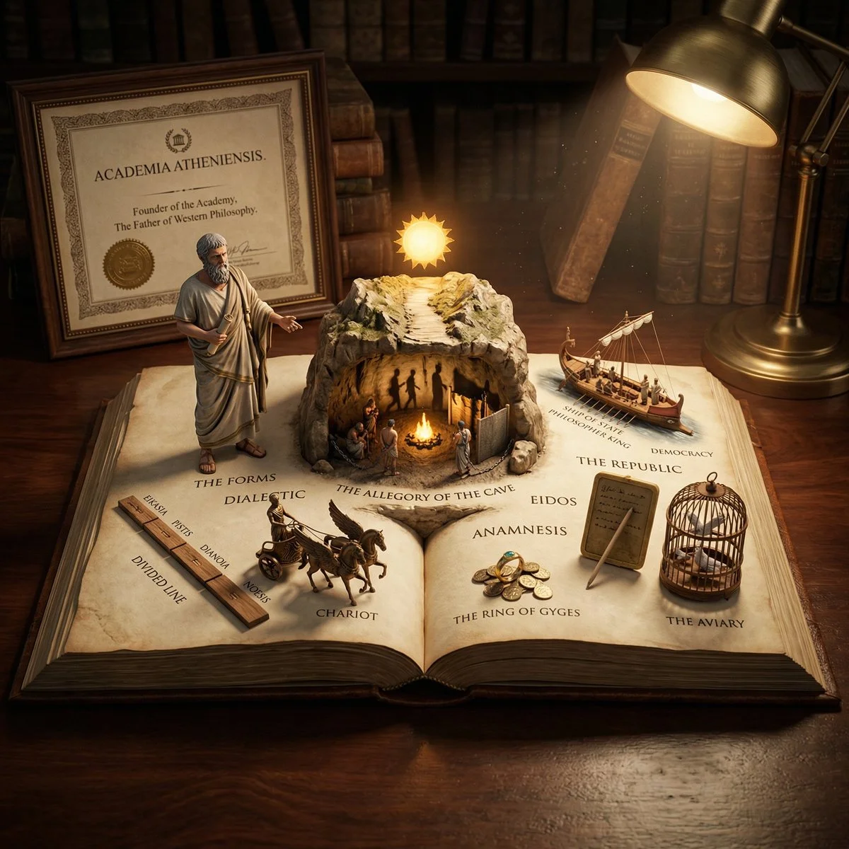 Historical Thinkers Brought to Life in 3D Dioramas