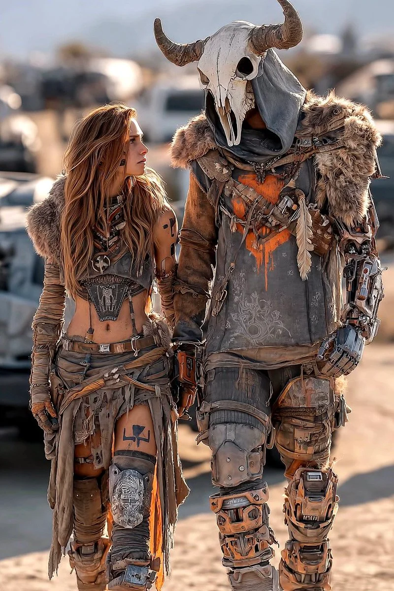 Human and Machine Fusion Amidst Post-Apocalyptic Wasteland