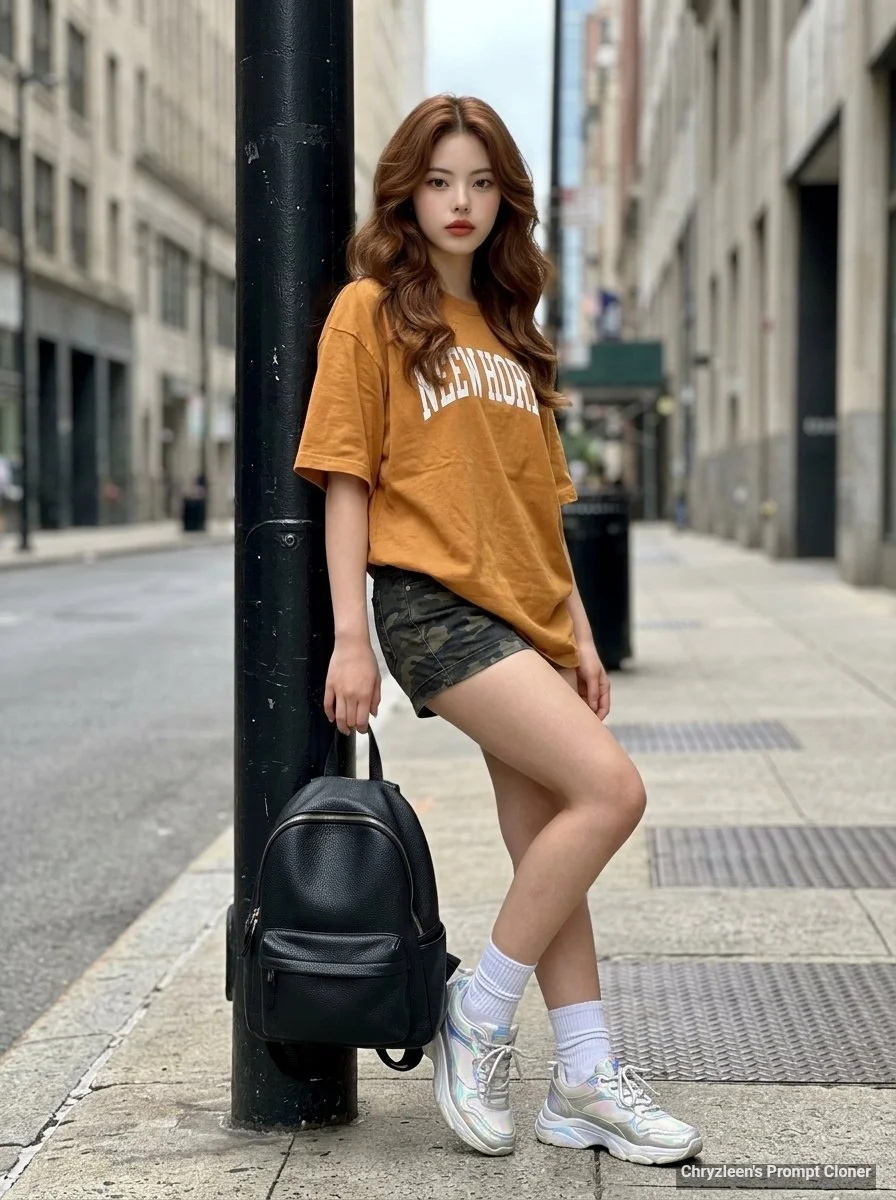 Hyper-Realistic Portrait of a Young Woman in Natural Light