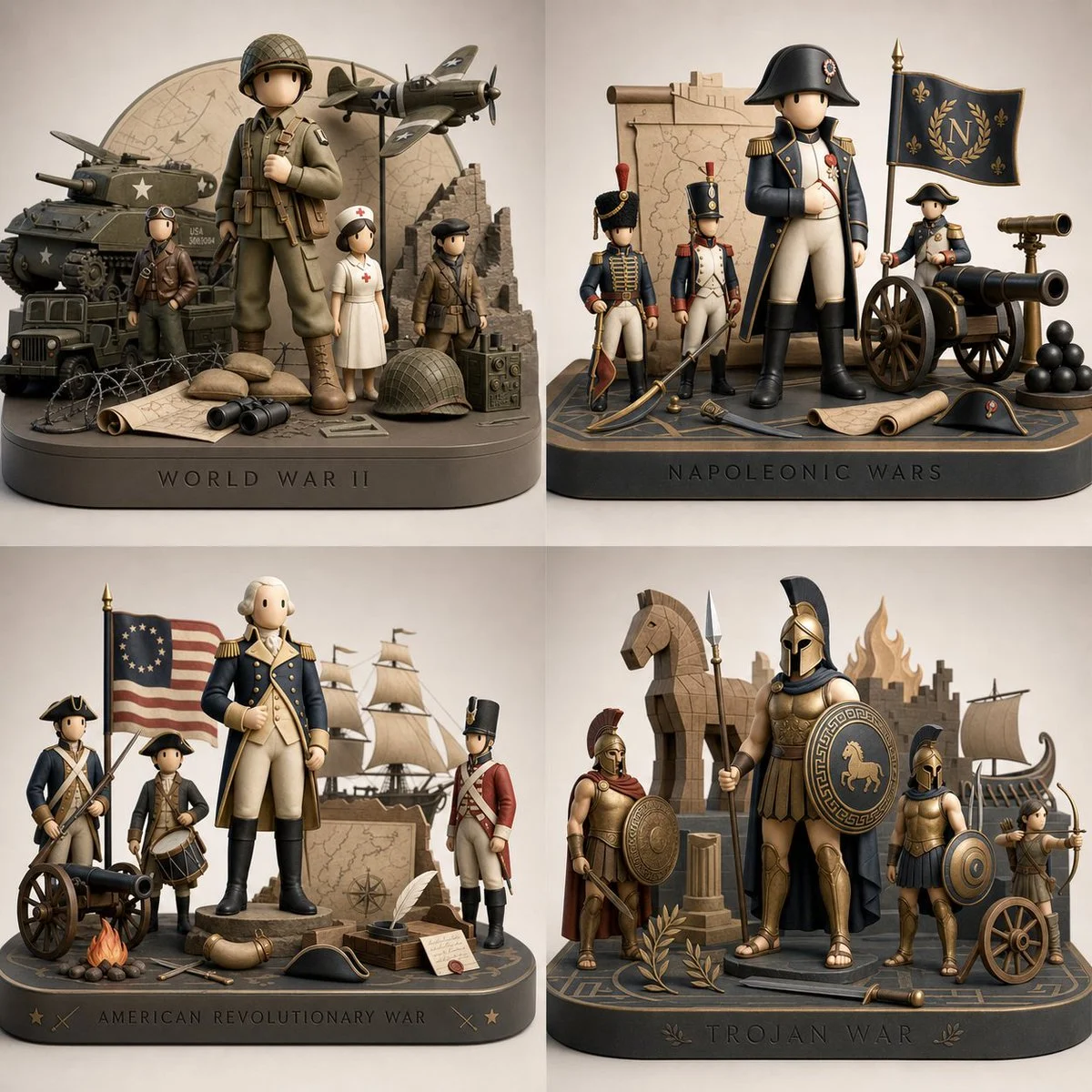 Iconic Battlefields: A Designer Toy Tribute