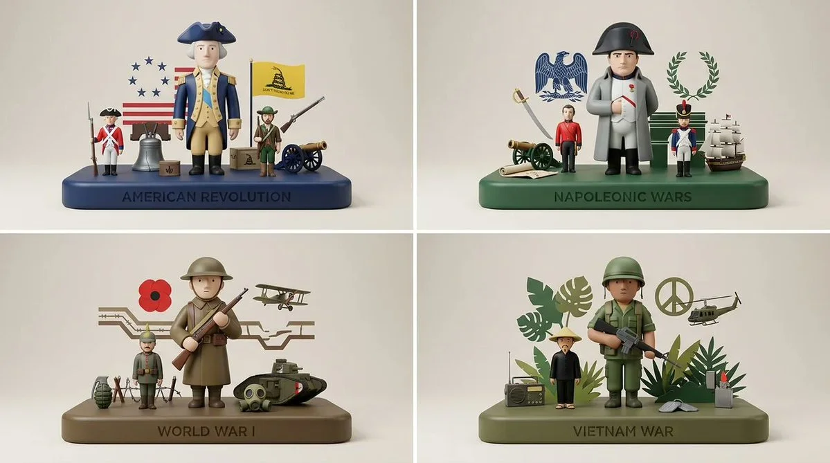 Iconic Battles Reimagined: A Modern Toy Aesthetic