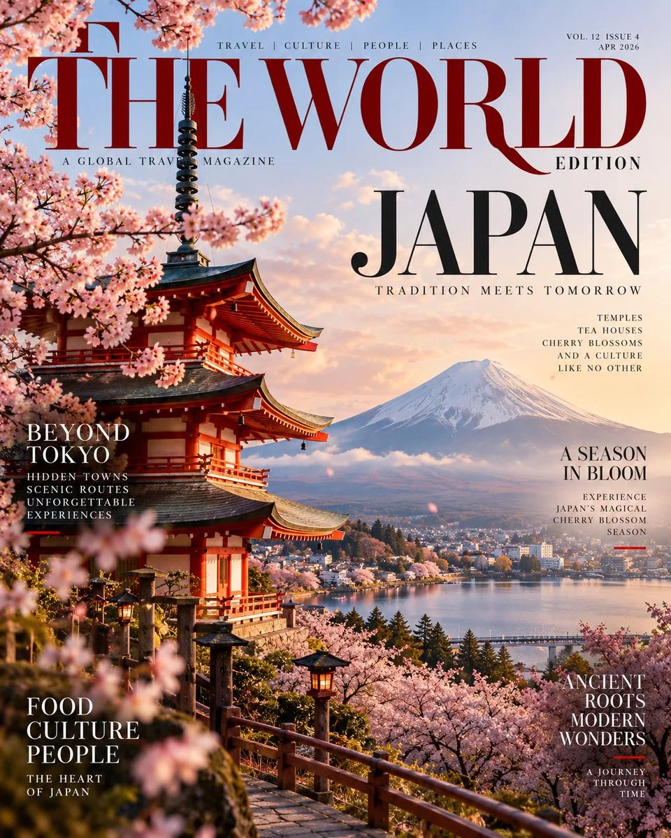 Iconic City Skyline Dazzles on Premium Travel Magazine Cover