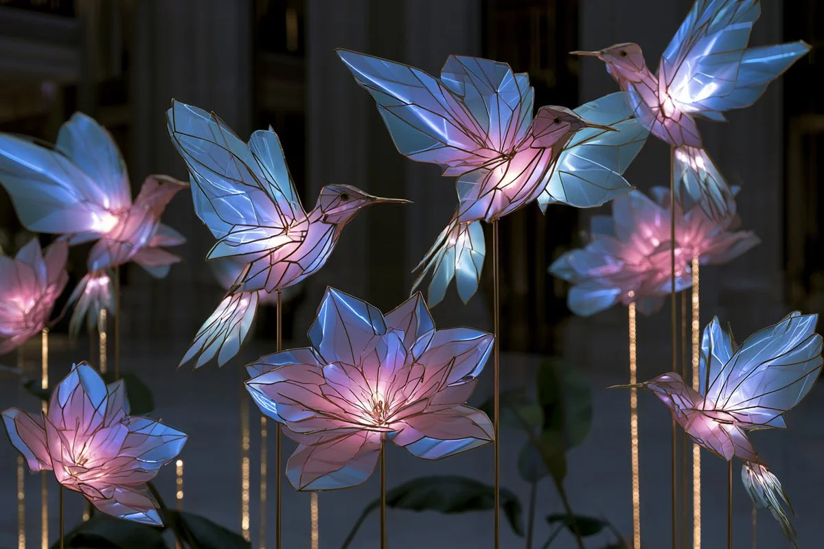Illuminated Eden: The Quantum LED Garden