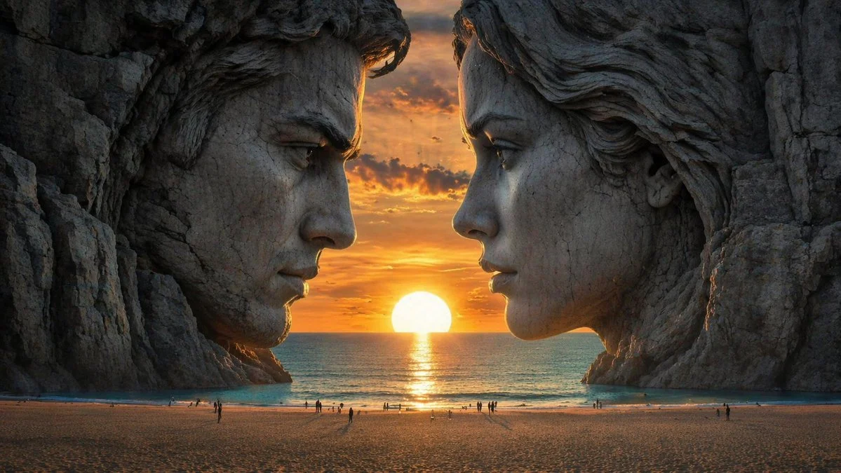 IMAX Sunset Between the Stone Giants