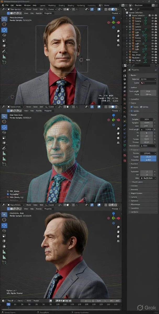 Immersive Insight into 3D Creation Through Blender's Debug View