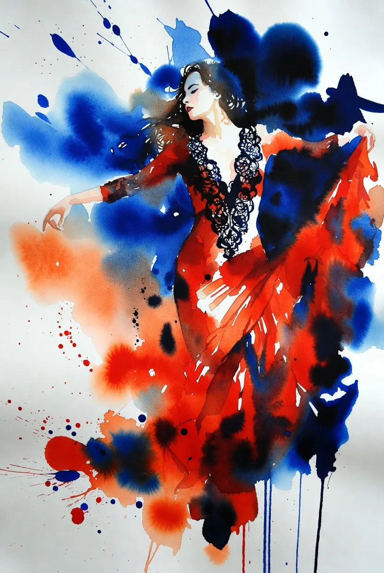 Impressionist Elegance: The Soul of Flamenco