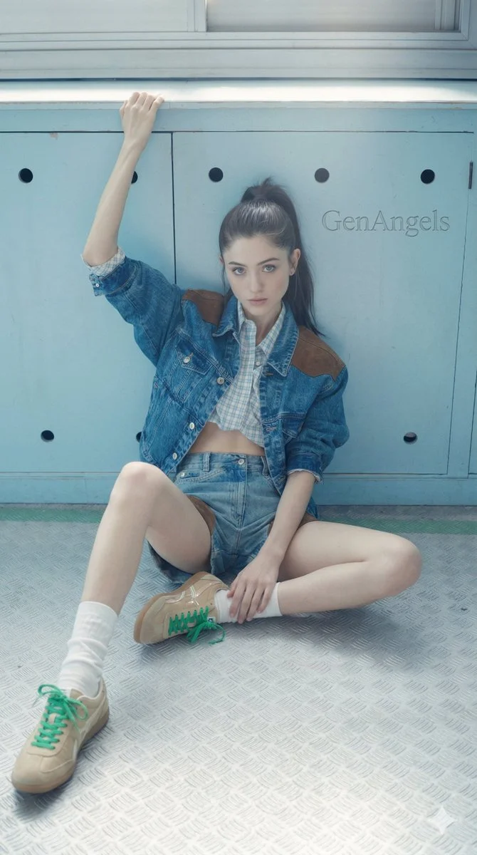 Industrial Chic: Denim and Metal in Harmonious Contrast