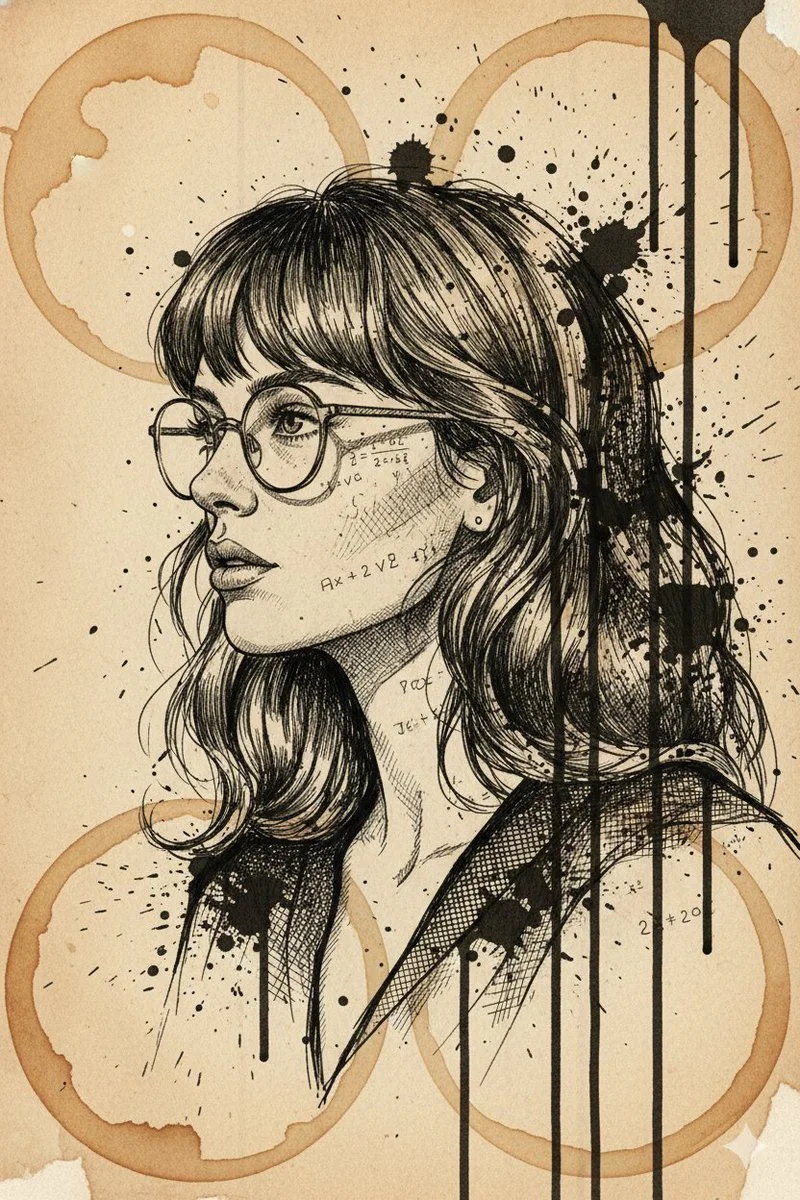 Ink and Chaos: A Portrait of Thought