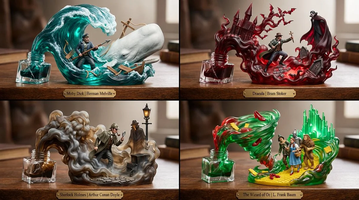 Ink and Imagination: Storyscapes in 3D