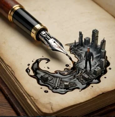Ink Worlds: A Writer's Fantasy Unleashed