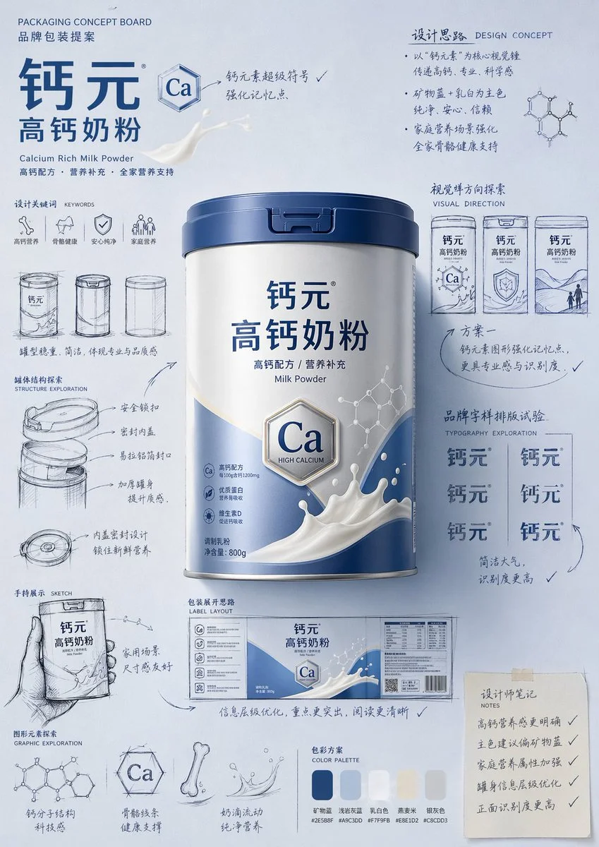 Innovative Hand-Drawn Packaging Concepts for Modern Products