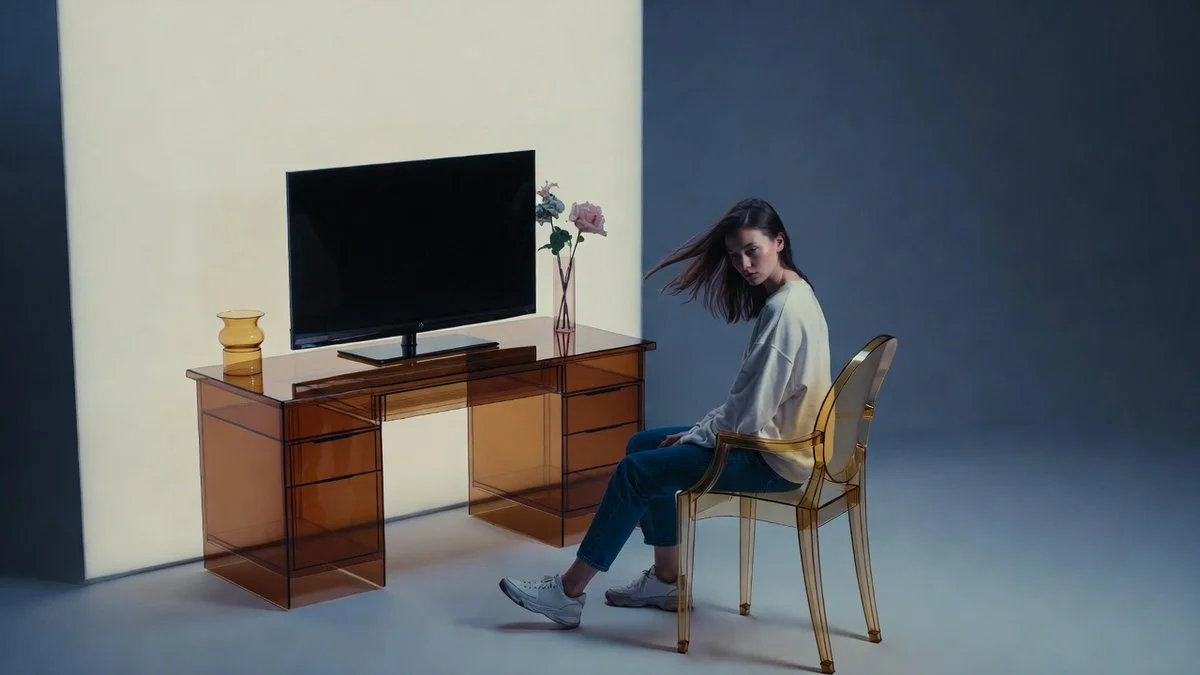 Inside the Acrylic World: A Modern Bedroom Unveiled