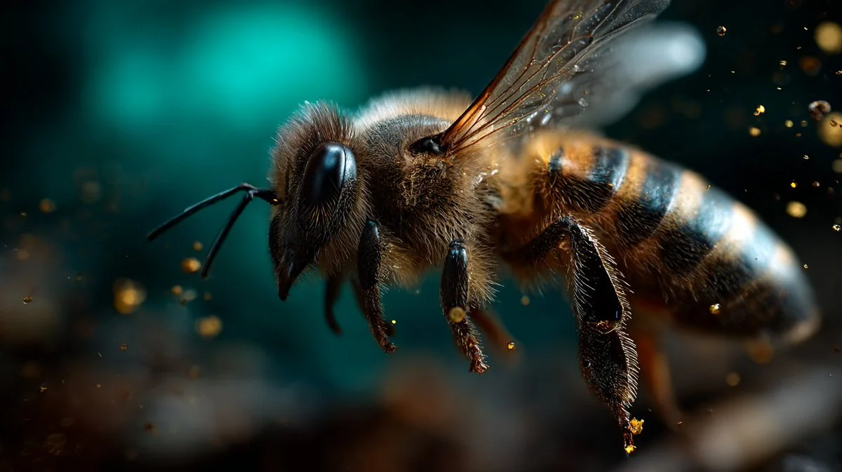Intense Close-Up of Wildlife Action in Cinematic Detail