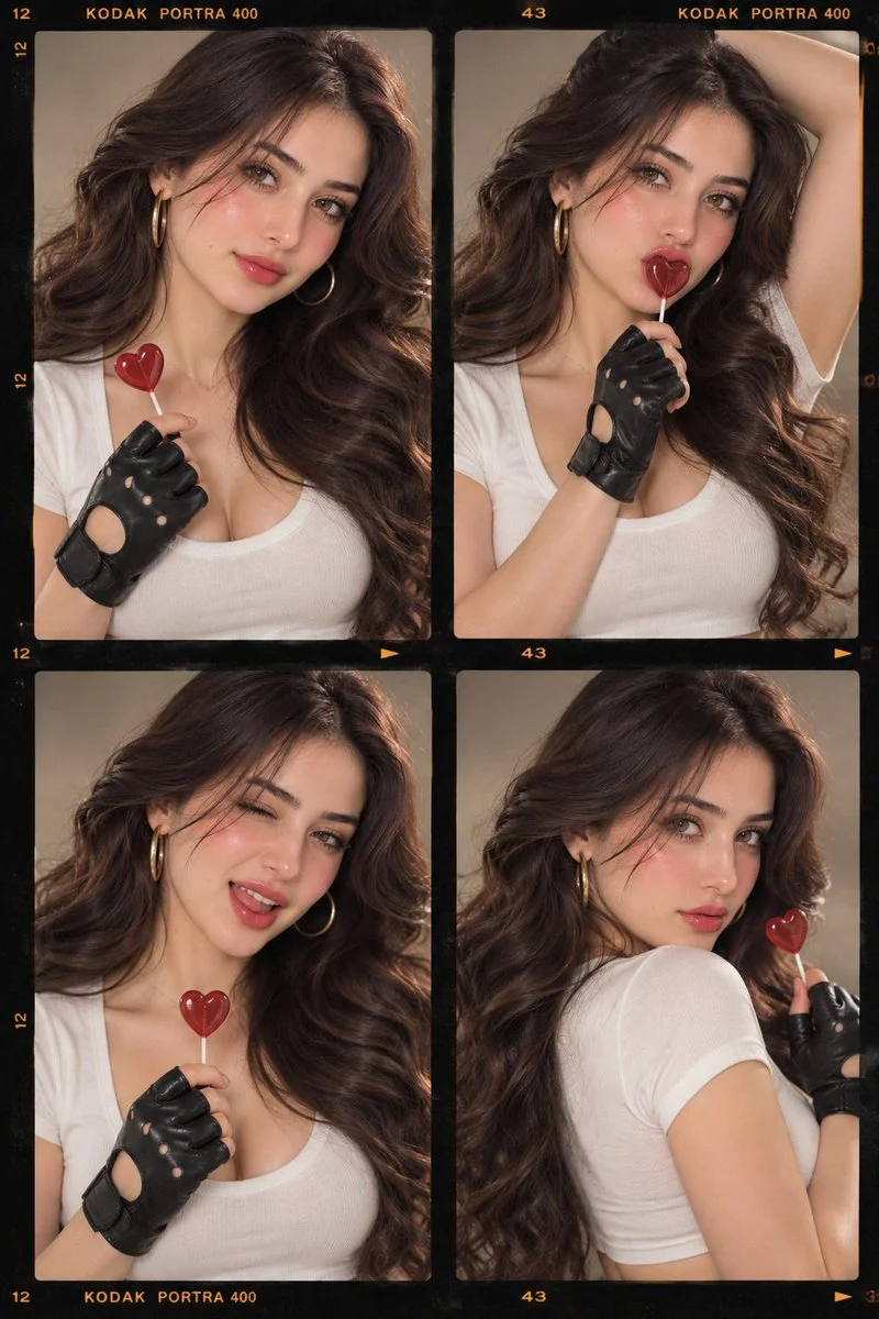 Intimate Beauty Editorial Captures Woman's Playful Mood with Lollipop