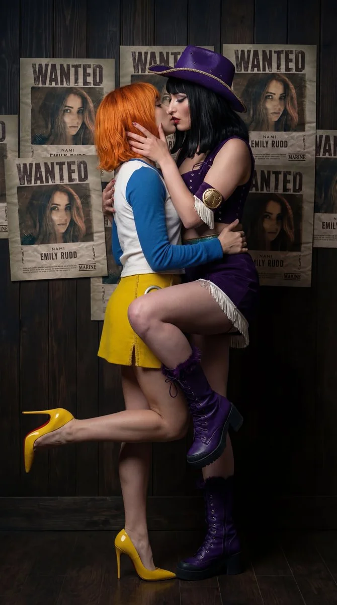 Intimate Cinematic Portrait of Pirate Romance