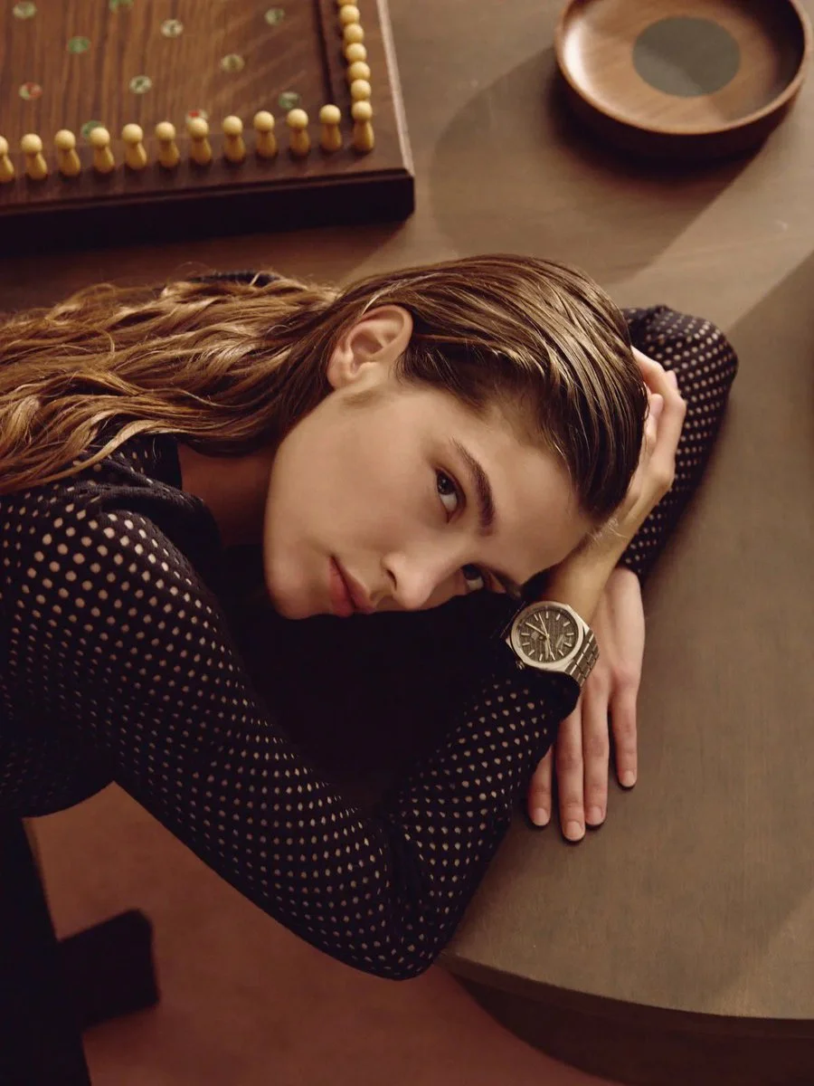 Intimate Elegance: Close-Up Portrait of Luxury and Poise