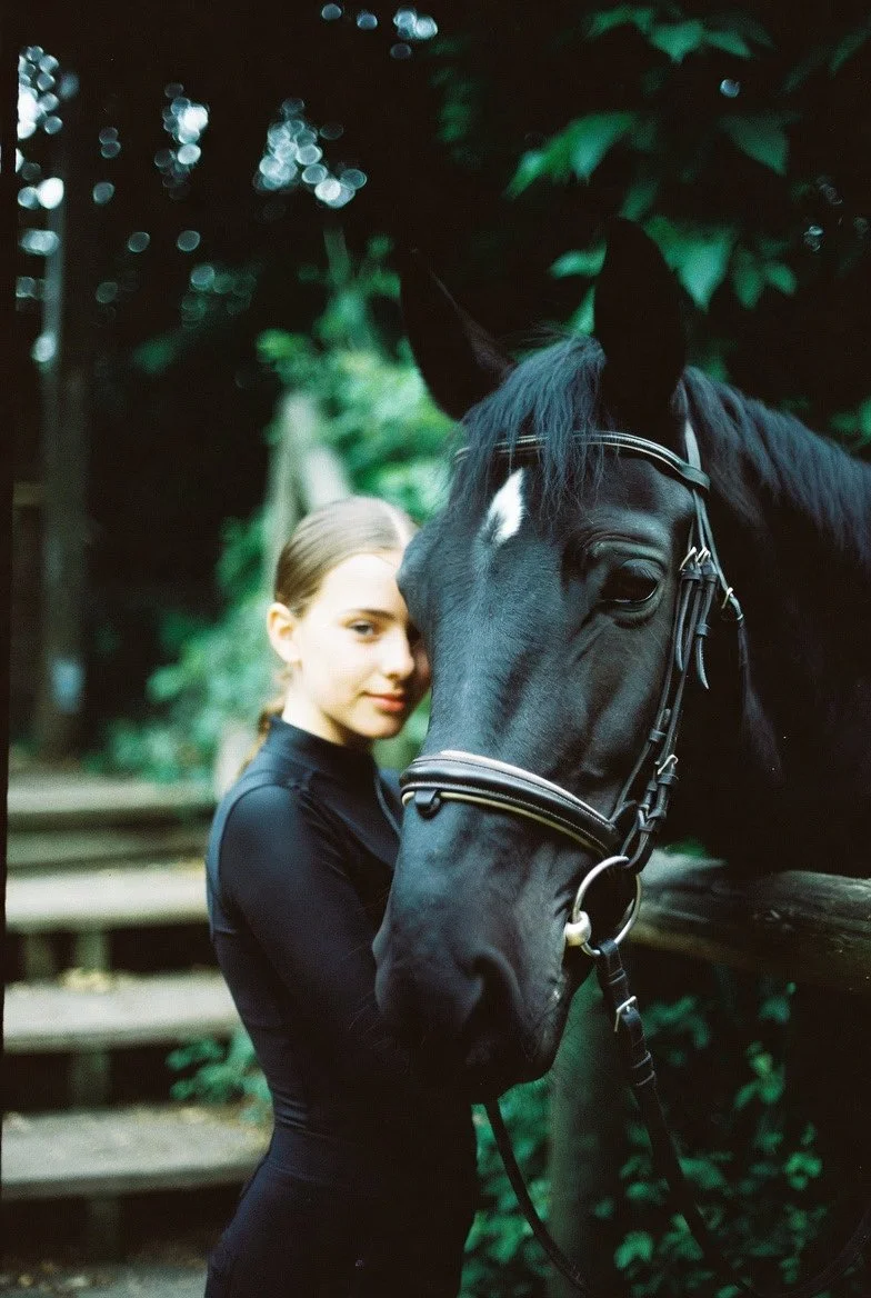 Intimate Encounter: Youth and Horse United in Night’s Embrace