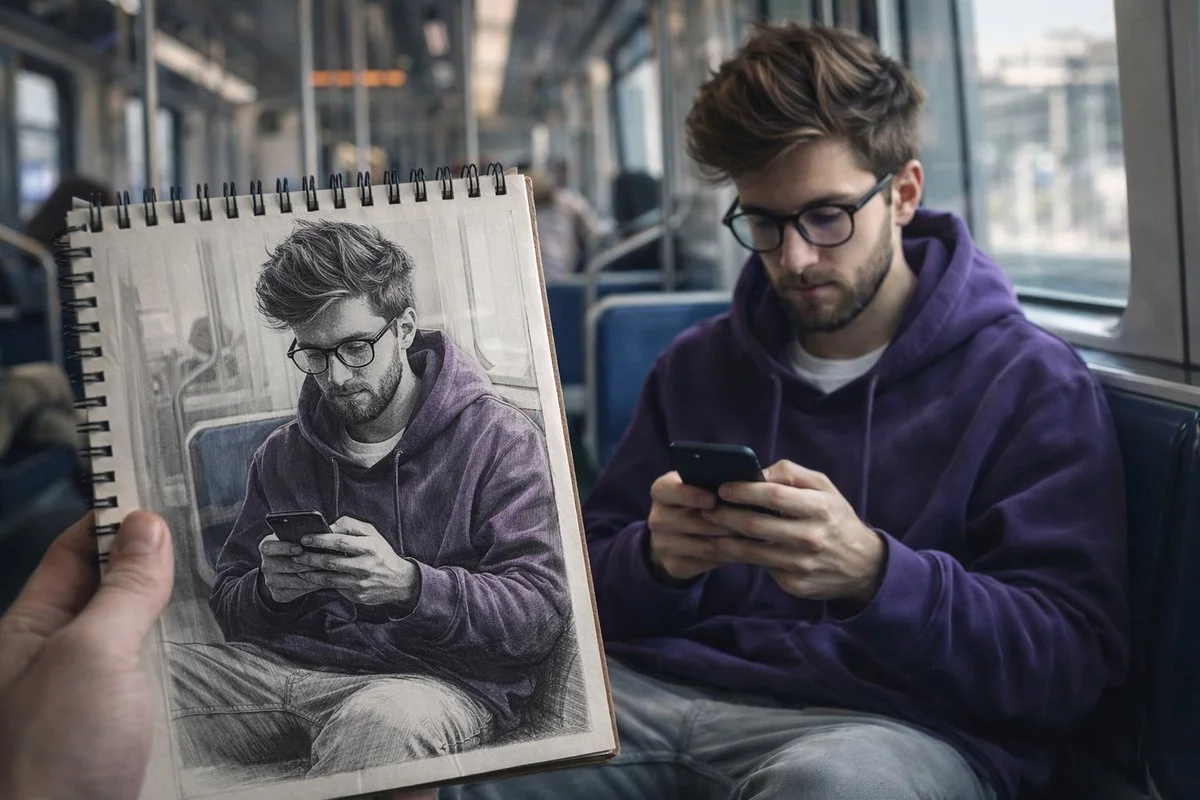 Intimate Focus on Urban Stillness