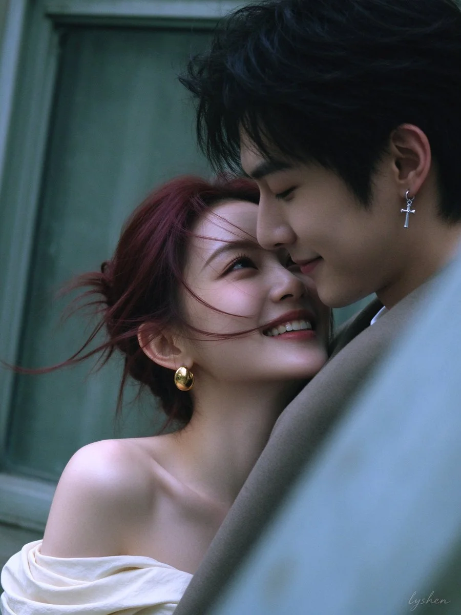 Intimate Moment Captured Between Two Souls in Soft Focus