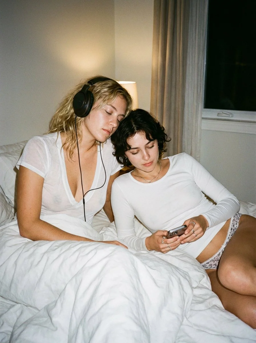 Intimate Moments: A Softly Lit Connection