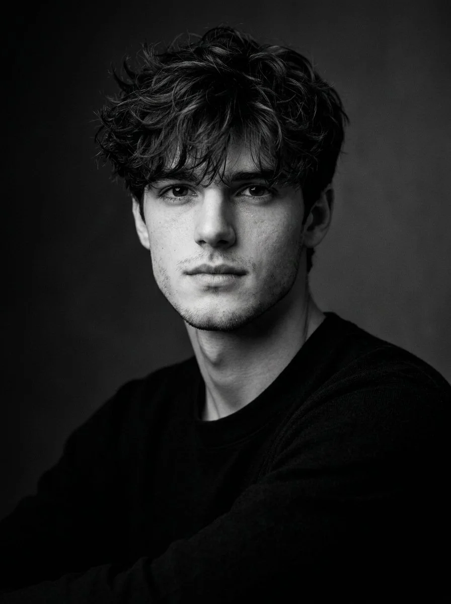 Intimate Monochrome Portrait with Precision Detail