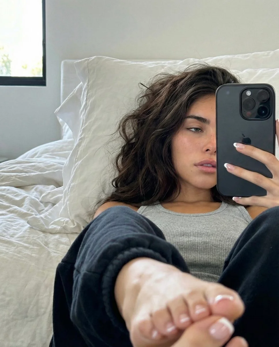 Intimate Morning Selfie of Madison Beer in Natural Light