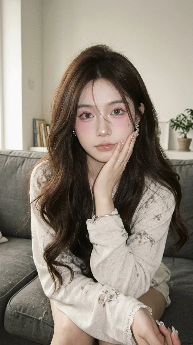 Intimate Portrait of a Modern Digital Muse