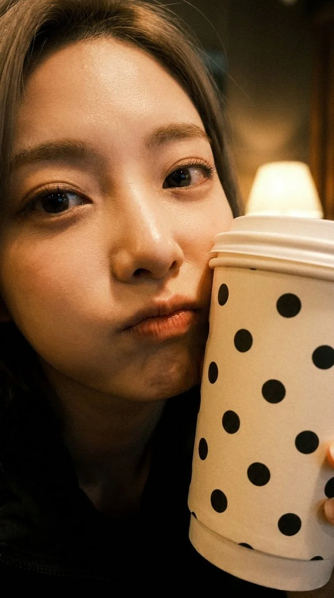 Intimate Portrait of Playfulness with a Giant Cup